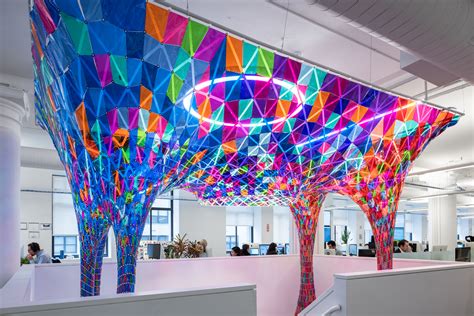 Softlab Installation Brings Much Needed Color To A Drab Office