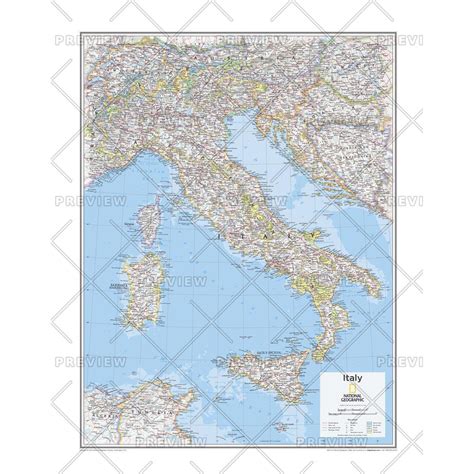 Italy Atlas Of The World 10th Edition The Map Shop