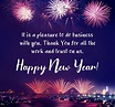 Business New Year Wishes and Messages - WishesMsg | Business new year ...