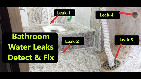Bathroom Water Leakage Find Fix Bathroom Toilet Water Leaks Problem