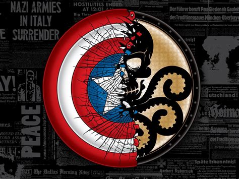 Captain America Vs Hydra Wallpapers Wallpaper Cave