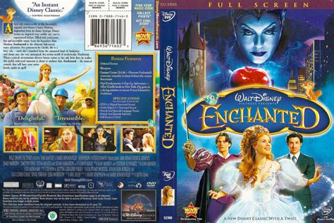 Enchanted 2007 Fs R1 Cartoon Dvd Cd Label Dvd Cover Front Cover