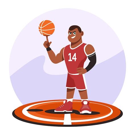 Premium Vector Basketball Player Cartoon