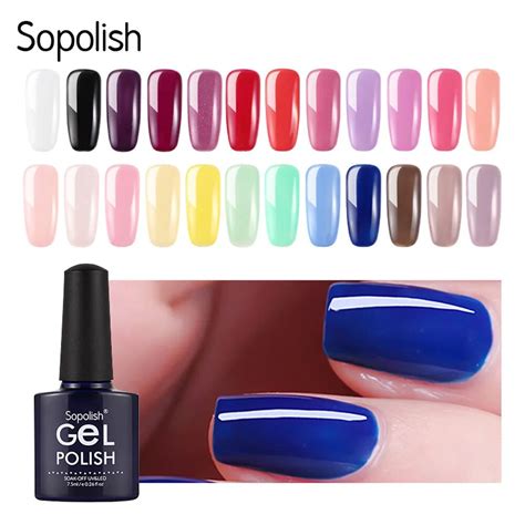 Colors Nail Gel Polish Professional Soak Off Uv Led Gel Polish Uv