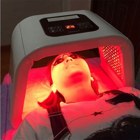 4 color led light therapy pdt machine face skin rejuvenation tighten remove acne wrinkle led