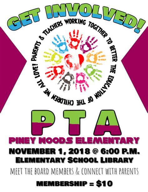 Pta Meeting Flyer Template Postermywall