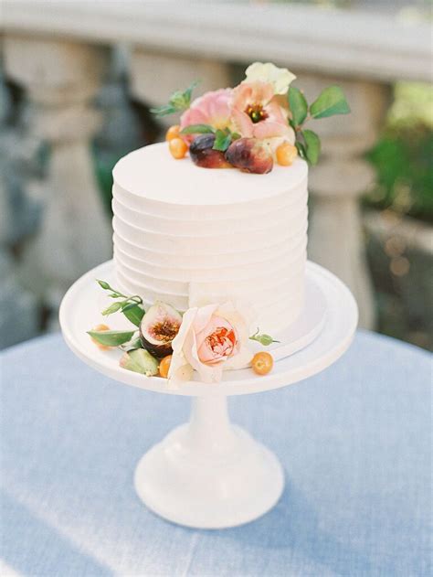 49 One Tier Wedding Cake Ideas From Simple To Rustic