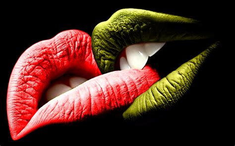 Artistic Lips Hd Wallpaper