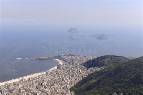 Copacabana Rio De Janeiro Vista Aerea Immagine Stock Immagine Di