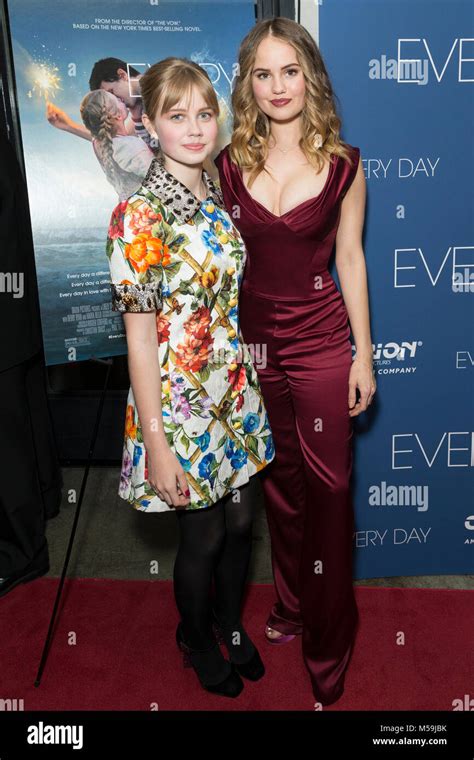 New York Usa 20th Feb 2018 Angourie Rice And Debby Ryan Attend