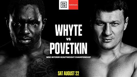 The body snatcher whyte was shot twice and stabbed three times before making it in the ringcredit: DAZN To Live Stream Dillian Whyte Vs Povetkin & Katie ...