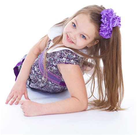 Smile Of The Beautiful 6 Years Old Girl Stock Image Image Of Mimicry