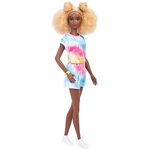 Barbie Fashionista Doll With Multi Color Tie Dye Romper