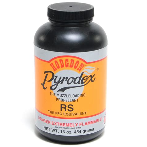 Hodgdon Pyrodex Rs Black Powder Substitute 1 Lb Golden Ammunitions Shop