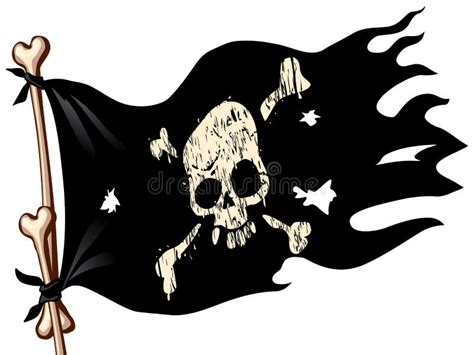 pirate clipart pirate flag blowing