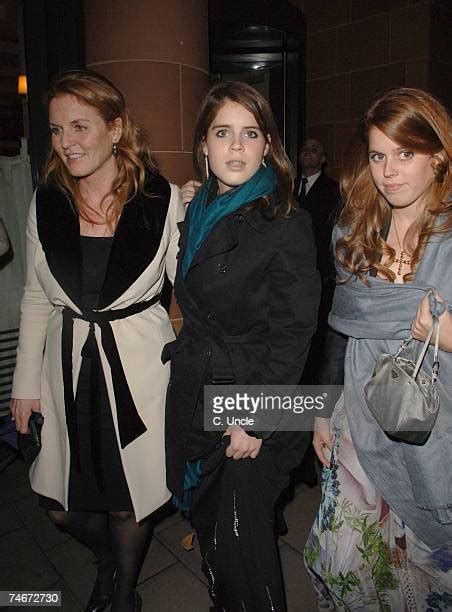 Sarah Ferguson With Daughters Eugenie And Beatrice Sighting In London