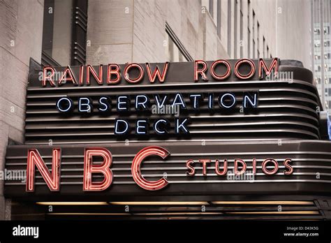 Rainbow Room Observation Deck Nbc Studios Rockefeller Center