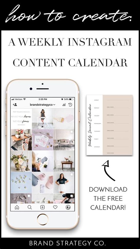 Instagram is designed to make your pictures look great, so use that aspect of the service to make your clothes look gorgeous and draw in those buyers. How to Create an Instagram Content Calendar - Brand ...