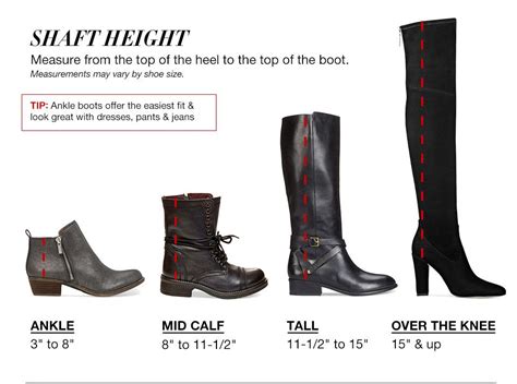 buy how to measure shaft height on boots in stock