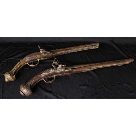 A 19th Century Flintlock Pistol Probably Indianmiddle East