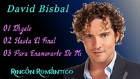 🎵 DAVID BISBAL - Canciones Hermosas_ 3 Éxitos_Baladas románticas de ...