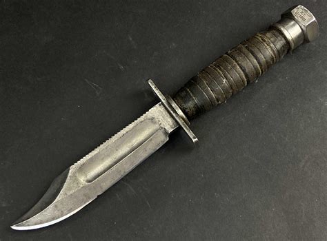 Lot Vintage Camillus Us Pilot Survival Knife