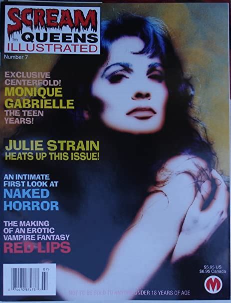 scream queens illustrated magazine 7 1995 featuring julie strain monique