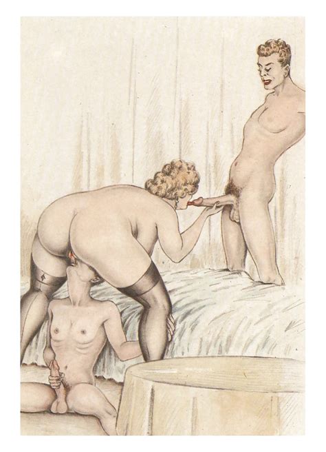 Art Toon Porno Erotic Drawings Hardcore Cartoons Vintage Free Nude