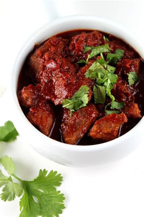 The interesting thing is chile colorado i have never made chile colorado until today. Carne con Chile Colorado | Mexican food recipes, Mexican ...