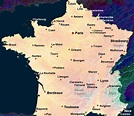 Show Me A Map Of France | World Map Gray