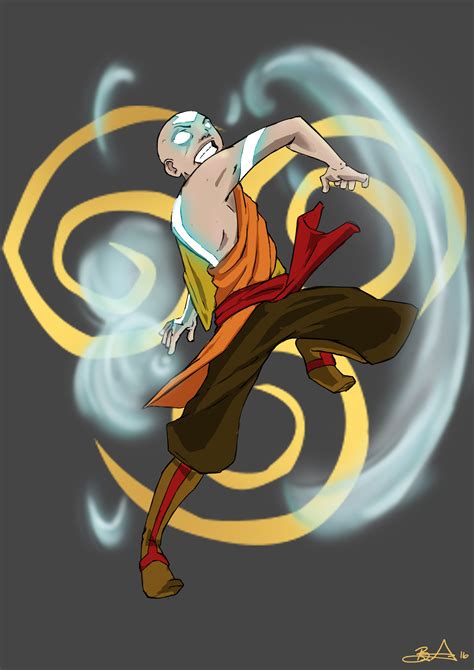 Aang Avatar The Last Airbender Absolute Anime