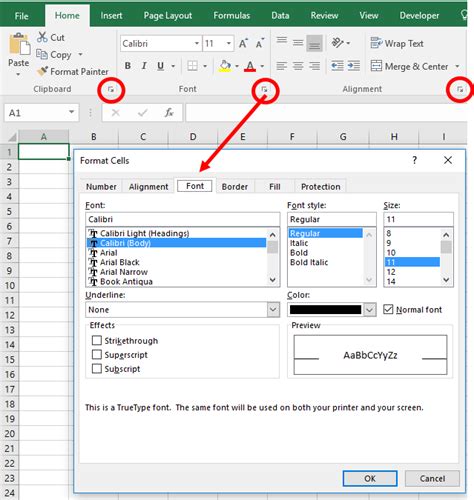 Toms Tutorials For Excel Using A Ribbon Groups Dialog Launcher
