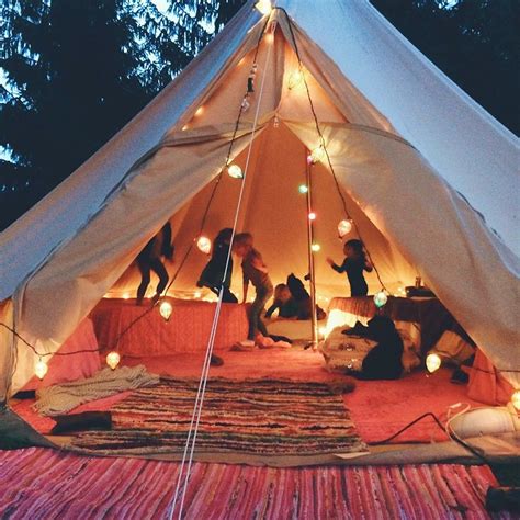 Gorgeous Glamping Tent Makes A Lovely Spa Spot From Love Sarah Schneider Blog Fun Sleepover