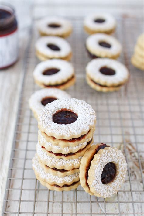 Healthier Linzer Cookies With Raspberry Jam Healthnut Nutrition