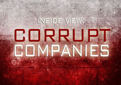 Organizational Culture In Corrupt Companies Corporate Compliance Insights