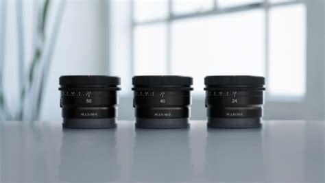 Sony Unveils Three New Prime Lenses For E Mount Lineup