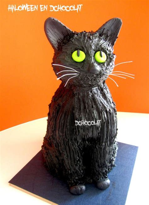 Black Cat Cake Cake By Dchocolat Halloween Cakes Halloween Kids