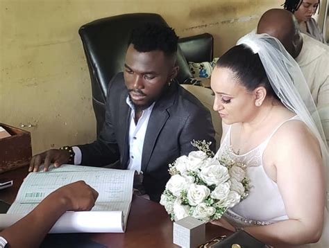 nigerian man celebrates as he ties the knot with his white fiancée [photos] connect naija