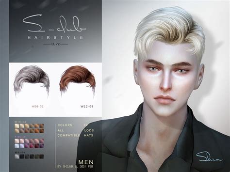 Short Curly Hair For Male By S Club Wm At Tsr Sims 4 Updates Eaa