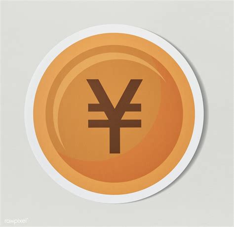 Chinese Yuan And Japanese Yen Coin Premium Image By