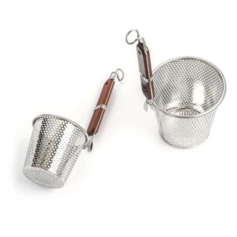 2 Piece Stainless Steel Pasta Basket Set