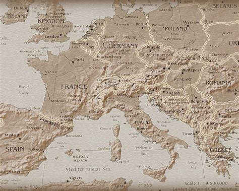 Europe Map Wallpapers Wallpaper Cave