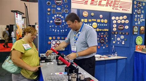 Take some card making classes at your local craft store to increase your knowledge and design levels. Button Making Demonstration at the NBM show in Philly ...