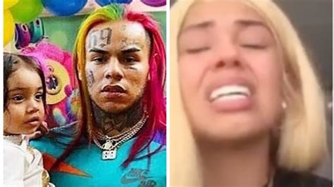 6ix9ine Wants To See His Kid Baby Momma Cries No Must Watch Youtube