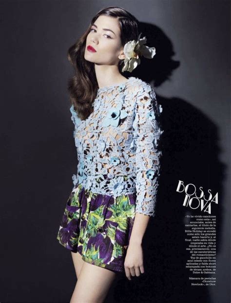 Dolce And Gabbana Sheila Marquez In Dolce And Gabbana For Marie Claire