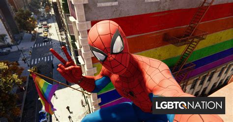 a gay spider man is about to enter marvel s spider verse lgbtq nation