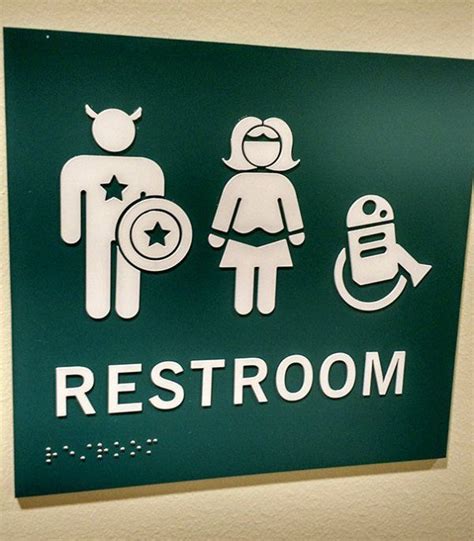 Clever Menwomen Bathroom Signs Thatll Make You Smile 35 Photos
