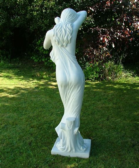 Shy Maiden Sculpture Large Garden Statue Ornament Art