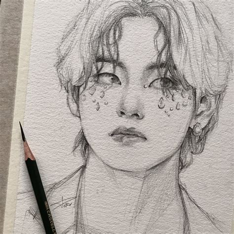 Kpop Drawings Pencil Art Drawings Art Drawings Sketches Simple