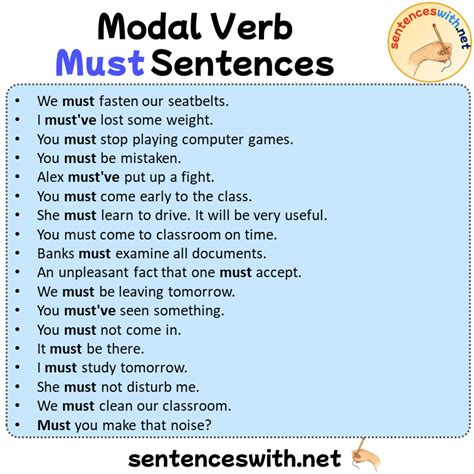 Modal Verbs Must Examples How To Use Modal Verbs In Free Nude Porn